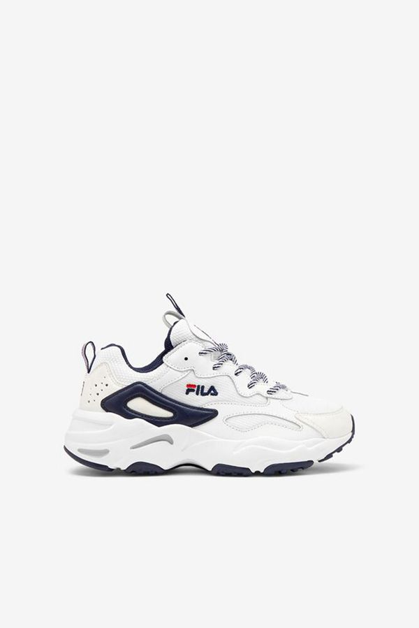 Fila Running Shoes Outlet - Fila Boy's Little Ray Tracer White/Navy/Red