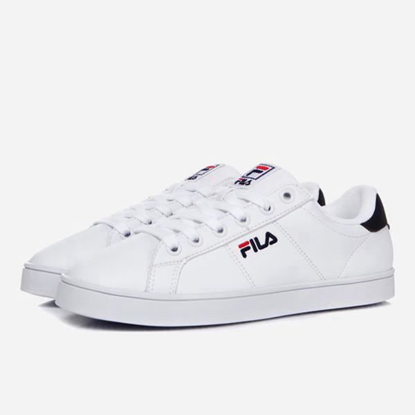 Fila Low Shoes Outlet - Fila Women's Court Deluxe White/Navy