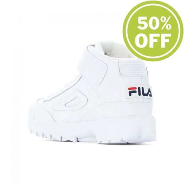 Fila Sneakers Coupon - Fila Ladies' D2 Disruptor Mid Wmn White